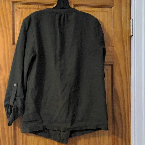 Nine West Olive Bomber Jacket - Picture 6 of 6